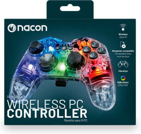 Nacon GC-200WL Wireless Gamepad pentru PC RGB