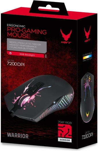 Omega VGM-B05 RGB Gaming Ποντίκι 7200 DPI Μαύρο