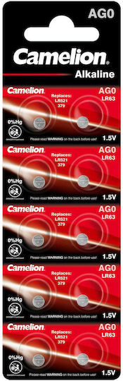 Camelion AG0 Alkaline Watch Batteries LR63 1.5V 10pcs