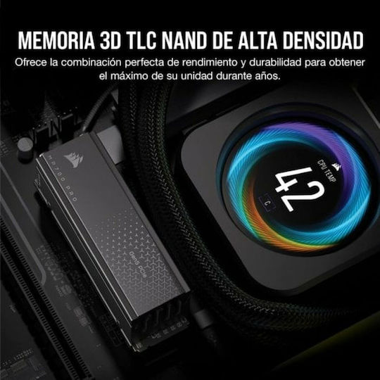 Corsair MP700 PRO SSD 1TB Tip M.2 Cu Conexiune PCI Express 5.0 Și Radiator CSSD-F1000GBMP700PRO