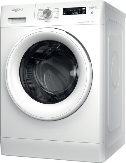 Whirlpool Πλυντήριο Ρούχων 7kg 1400 Στροφών 6th Sense FFS 7469 W EE