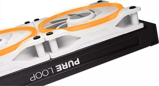 Be Quiet Light Wings Case Fan 140mm (2200rpm / 121.8cfm) με ARGB Φωτισμό και Σύνδεση 4-Pin PWM 3τμχ Λευκό