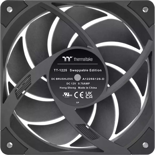 Thermaltake ToughFan EX12 Pro Case Fan 120mm Max 500rpm Max 70.8cfm Connection 4-Pin Molex Red LED 3pcs