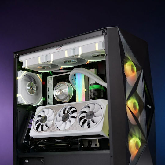 Valkyrie X12 Case Fan 120mm (2150rpm / 80cfm) με ARGB Φωτισμό και Σύνδεση 4-Pin PWM Λευκό