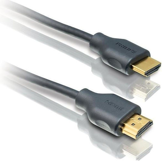 Philips HDMI 1.4 Hochgeschwindigkeits 1080p 120Hz Kabel HDMI-Stecker - HDMI-Stecker 1,8m Schwarz