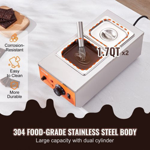 Vevor Chocolate Machine 9 Lbs 2 Tanks Qklr9800w3042ckx1v2