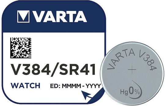 Varta Ag3 Lr41 V384 Silver Oxide Battery