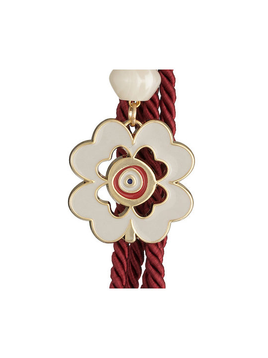 Li-LO Suspendata Amulet Casa Burgundy din Metal 23cm 1buc