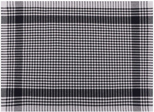 Hermia Handtuch aus 100% Baumwolle in Schwarz Farbe 45x65cm 10Stück