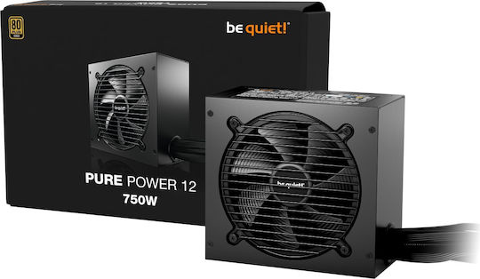 Be Quiet Pure Power 12 750W Черно Компютърно захранване Пълен кабел 80 Plus Gold