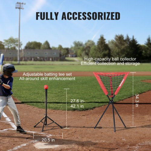 Vevor Baseball Training Net 7x7 Ft Portable Frame Accessories 77ycdpjxlw77g44gzv0