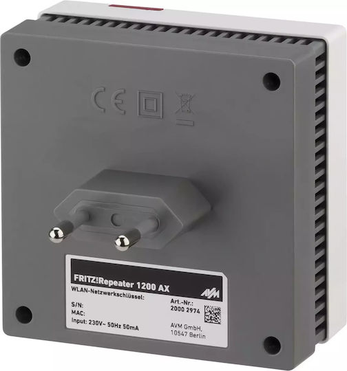 AVM FRITZ!Box 7530 AX & Fritz!Repeater 1200 AX Ασύρματο VDSL2 Modem Router Wi‑Fi 6 με 4 Θύρες Gigabit