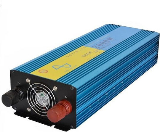 Doxin DX-2000PC Καθαρού Ημιτόνου Inverter Ισχύος 2000W με Τάση Εισόδου 12V (Μονοφασικό)