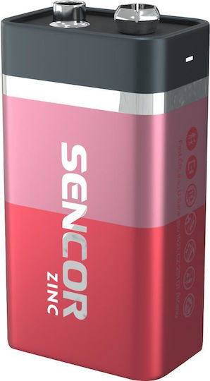 Sencor Цинкови батерии Цинк 9V 1бр