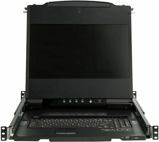 StarTech Dual Rail Rackmount KVM Console HD 1080p - Single Port DVI/VGA