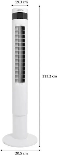 Oceanic Tower Fan 45W with Remote Control