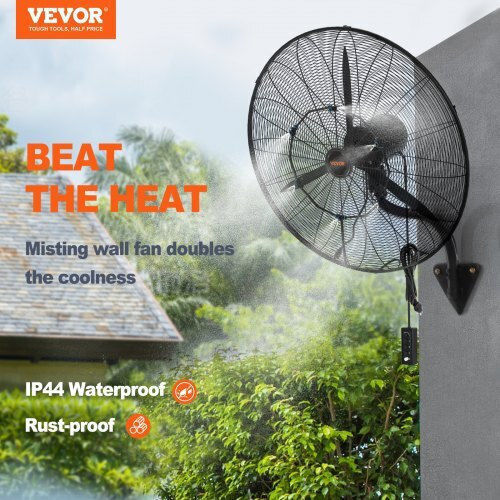 Vevor Ανεμιστήρας Τοίχου 150W Διαμέτρου 74.9cm Μαύρος