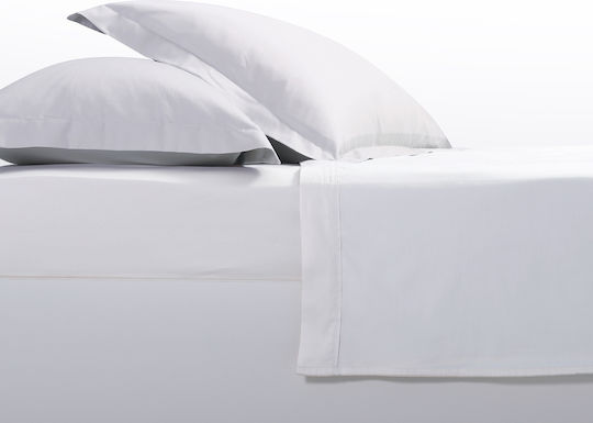 Nef-Nef Homeware Elements Σεντόνι Υπέρδιπλο 240x270εκ. 24 White