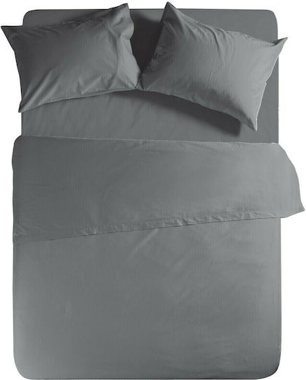 Nef-Nef Homeware Basic Μονό 170x270εκ. 727 Dark Grey