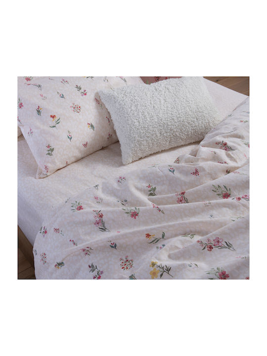 Nef-Nef Homeware Sheet Sets Queen 240x270cm. Plant Pink 4pcs