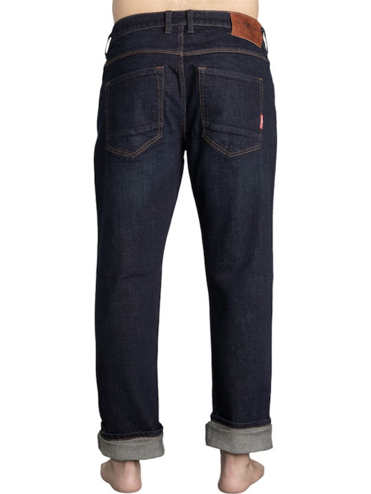 Men's Jeans Pants with Regular Fit Dark Blue
