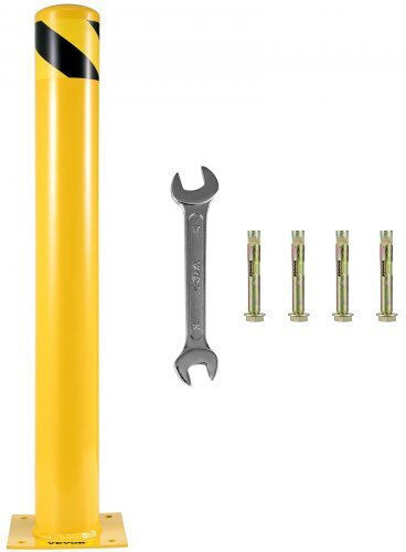 Vevor Traffic Columns Yellow W91xH91cm