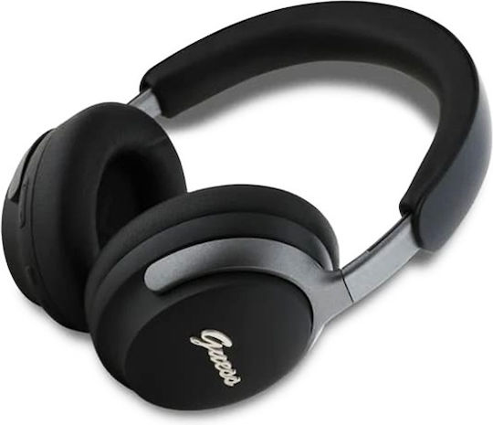 Guess Script Logo Căști Audio Over Ear Wireless / Cu Fir Cu 32 Ore Autonomie Negre