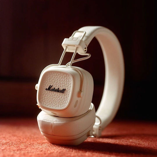Marshall Major V Wireless / Wired On Ear Headphones with 100 hours of Operation and Quick Charge Beige