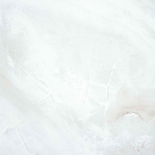 Stn Ceramica Floor Interior Gloss Ceramic Tile 45x45cm White