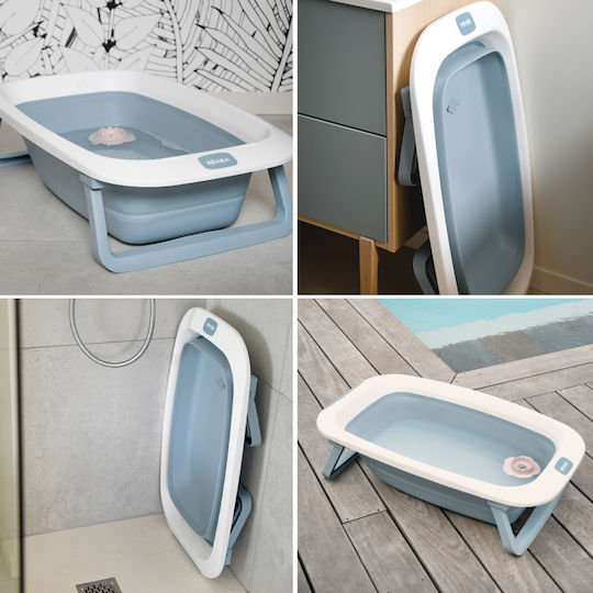 Beaba Klappbare Baby-Badewanne Eazy Pop Camele O Blau