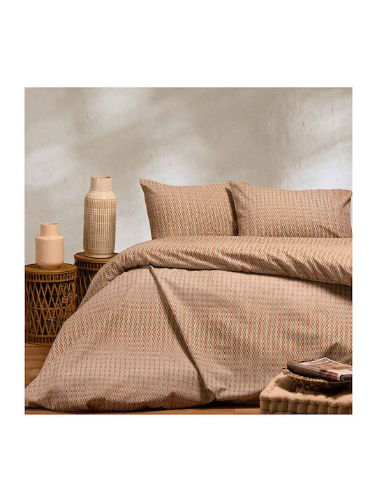 Melinen Sheet Sets Semi-Double 180x200cm. Tundra Beige 3pcs