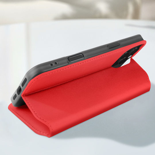Avizar Case Iphone 16 Pro Max Clapet Card Holder Video Holder Red