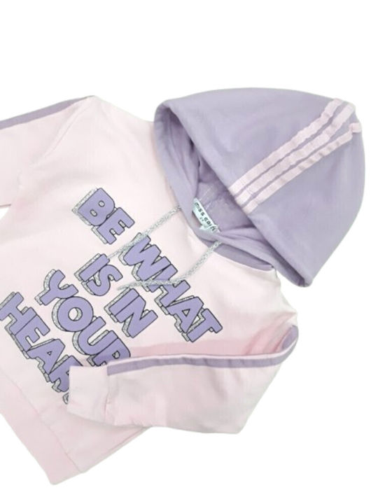 Evita Kids Sweatpants Set Pink