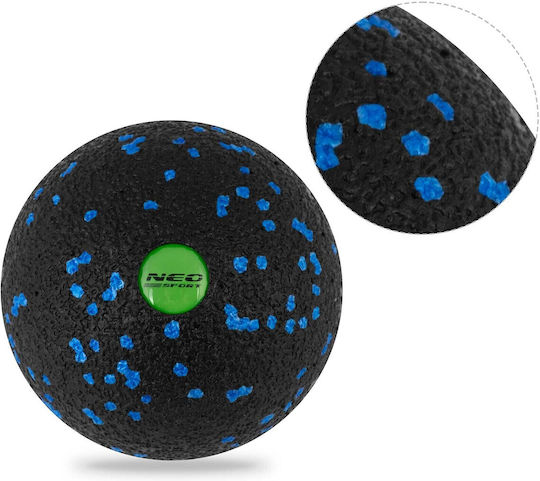 NEO Sport Μπάλα Μασάζ 8cm σε Μαύρο Χρώμα