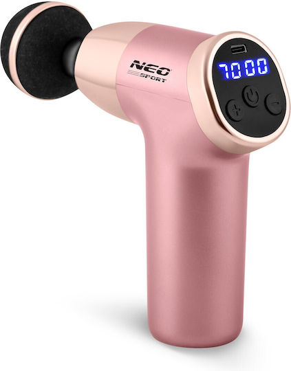 Body Massage Gun 8 Attachments Ns-500 Neo-sport Pink