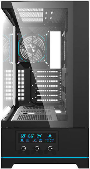 Darkflash DY451 PRO Gaming Midi-Turm Computergehäuse mit RGB-Beleuchtung Schwarz