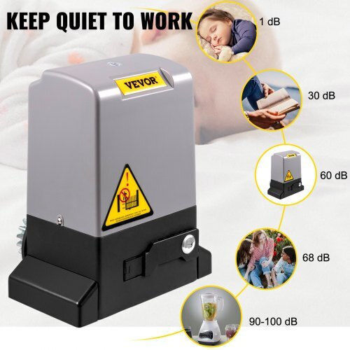 Vevor Set Garage Door Motor for Sliding Door for Maximum Weight 1800kg