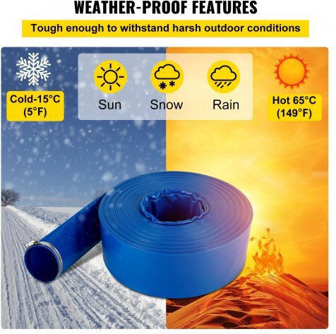 Vevor Irrigation Hose 102mm 32.004m YCFC4X100PVC2V96ZV0