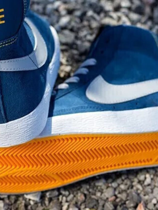 Blazer Mid Blazer Vintage Kinder Sneaker Hoch Blau