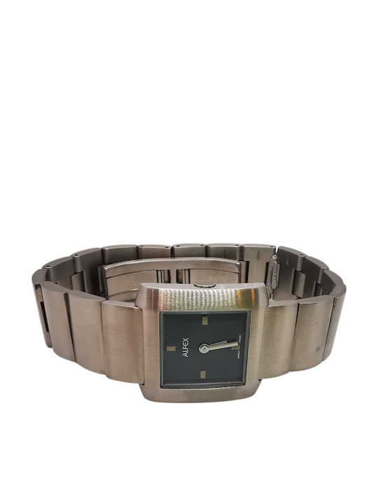 Alfex Damen Uhr mit Silber Metallarmband