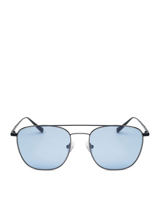 Kreuzbergkinder Xavi Sunglasses Μαύρα with Metal Frame & Light Blue Lens Kreuzbergkinder Xavi Sunglasses Μαύρα with Metal Frame & Light Blue Lens