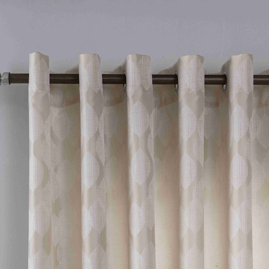 My Home Luxury Curtains With Gold Grommets 280x260cm