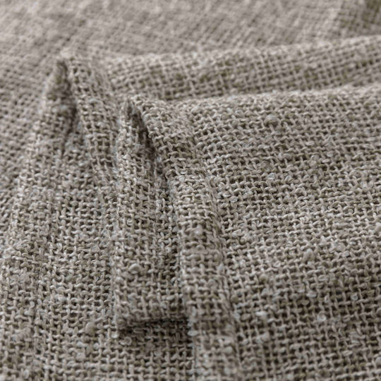 My Home Luxury Curtain With Brown Grommets 270x275cm