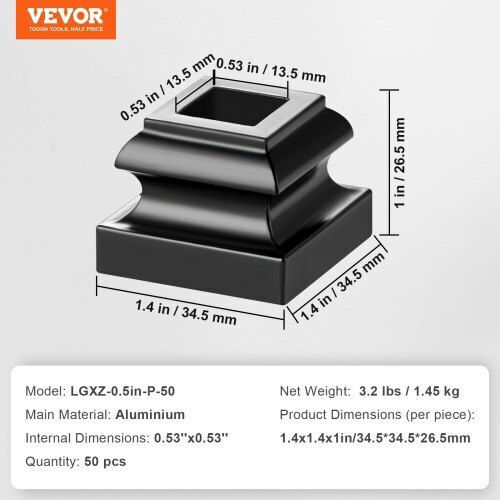 Vevor LGXZLHJPM50POOK8QV0 Square Felts with Screw 50pcs