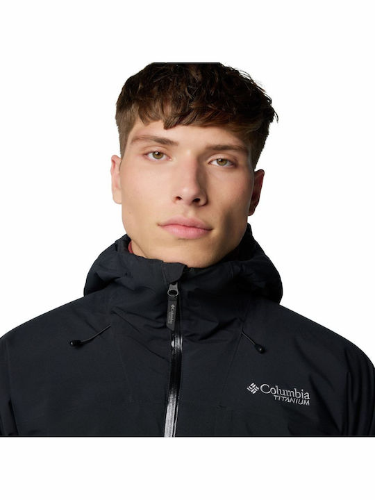 Columbia 2087371-010 Ανδρικό Μπουφάν για Σκι & Snowboard Μαύρο