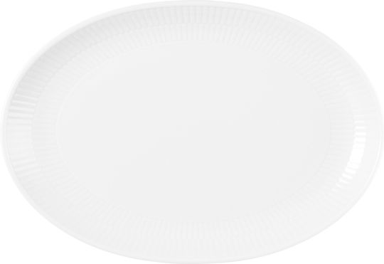 Seltmann Serving Platter Oval made of Porcelain White 35x24cm