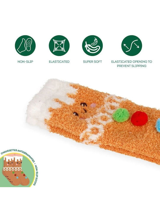 Legami Milano Kindersocken Rutschfest Gingebread Bunte