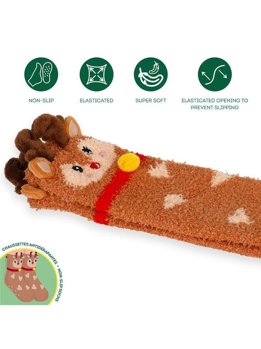 Legami Milano Kindersocken Rutschfest Reindeer Bunte