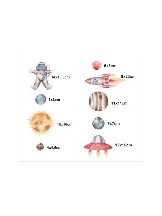 Decowalls Kinder Wandsticker Wand 30x60cm
