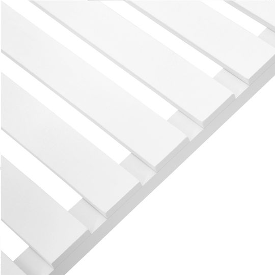 Songmics Floor Bathroom Shelf Plastic with 5 Shelves 60x26x130cm White